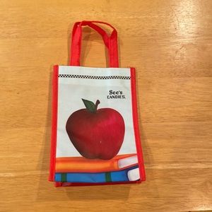 See’s Candies Little Reusable Apple Bag